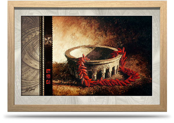 Kava Ulafala - 24"x36" Framed Canvas Print