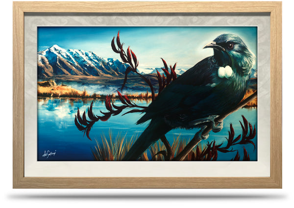Native Elegance - 24"x36" Framed Canvas Print