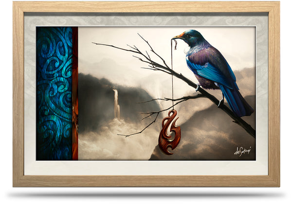 No Boundaries - 24"x36" Framed Canvas Print