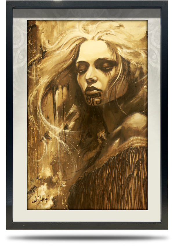 Earth Angel - A2 Framed Canvas Print