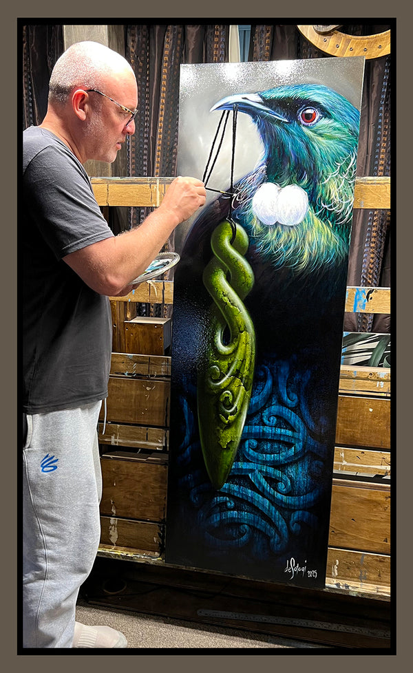 Original Oil Painting by deSotogi - "Deep Within"