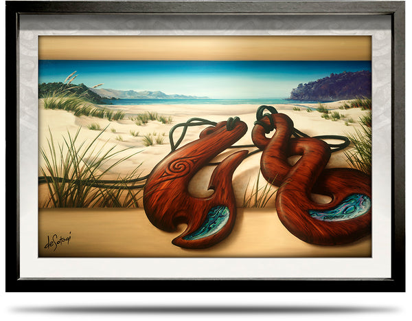 Echoes of the Land - A2 Framed Canvas Print