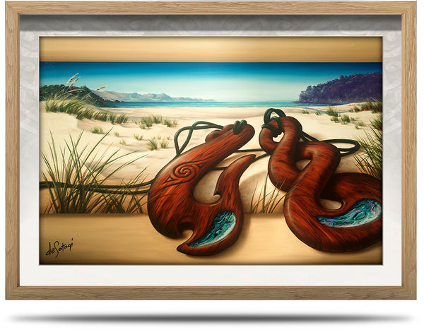 Echoes of the Land - A2 Framed Canvas Print