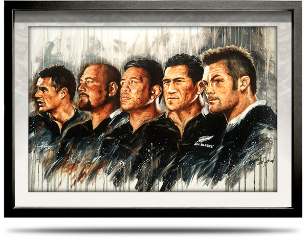 First Five Centurions - A2 Framed Canvas Print