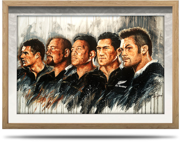First Five Centurions - A2 Framed Canvas Print