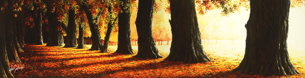 Hagley Park - 12"x48" Canvas Print
