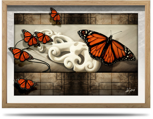 Journey's End - A2 Framed Canvas Print