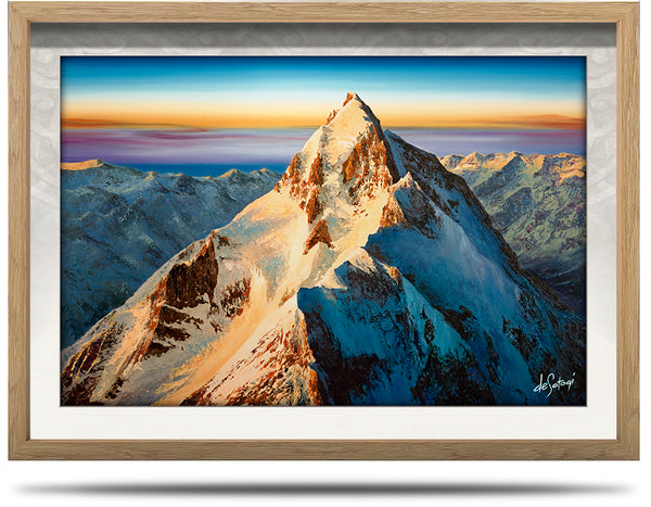 Aoraki - A2 Framed Canvas Print
