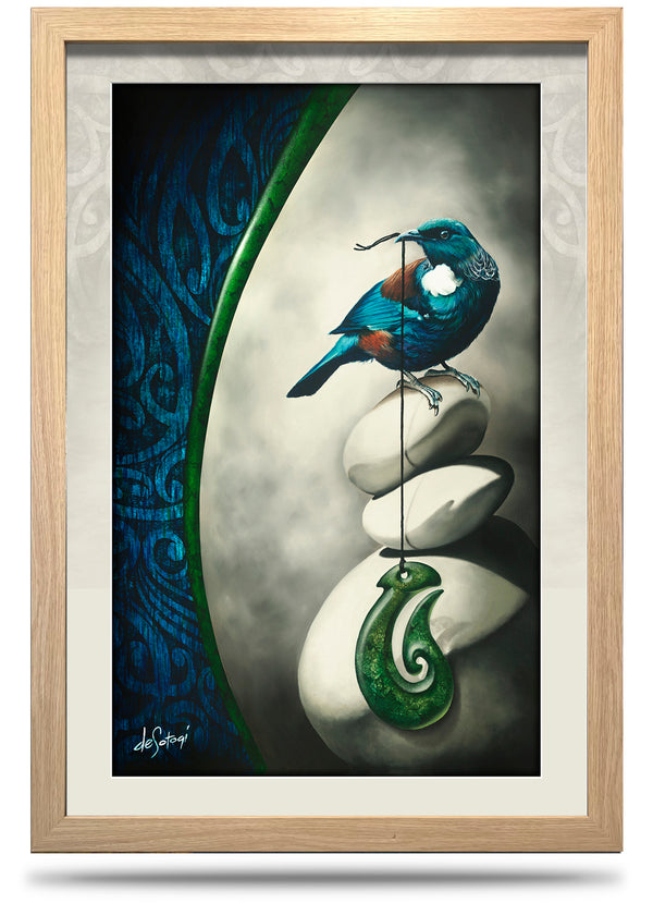 Dawn's Light - 24"x36" Framed Canvas Print