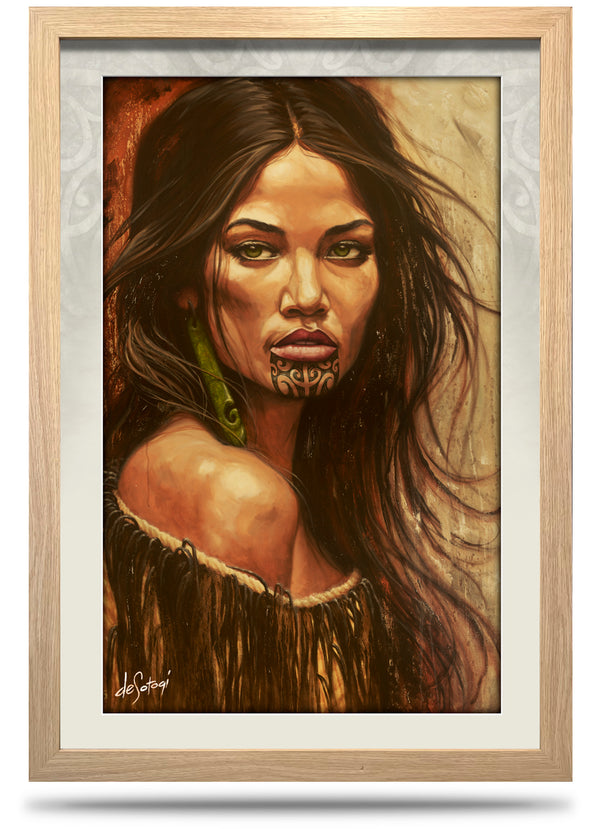 Fortitude - 24"x36" Framed Canvas Print