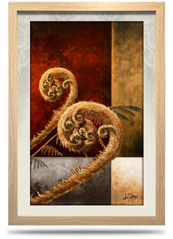 Into the Light - 24"x36" Framed Canvas Print