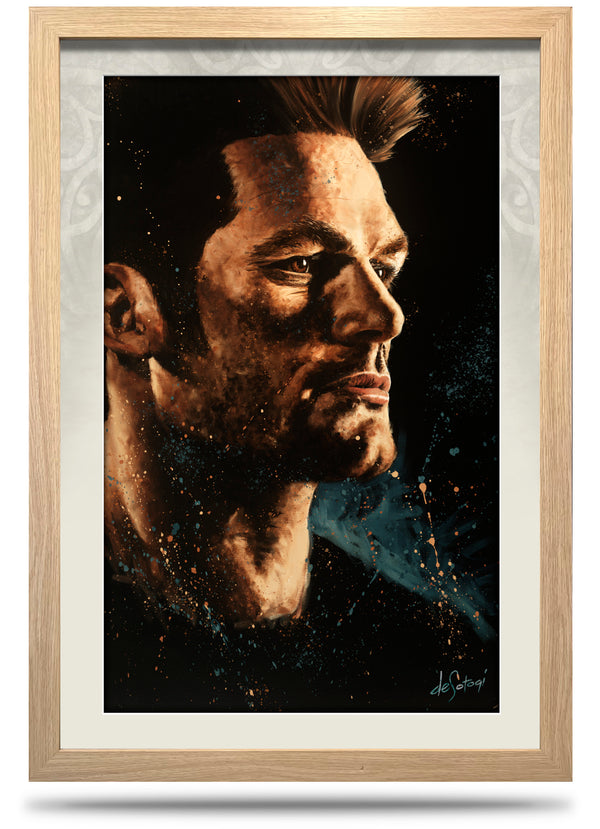 Legend - 24"x36" Framed Canvas Print