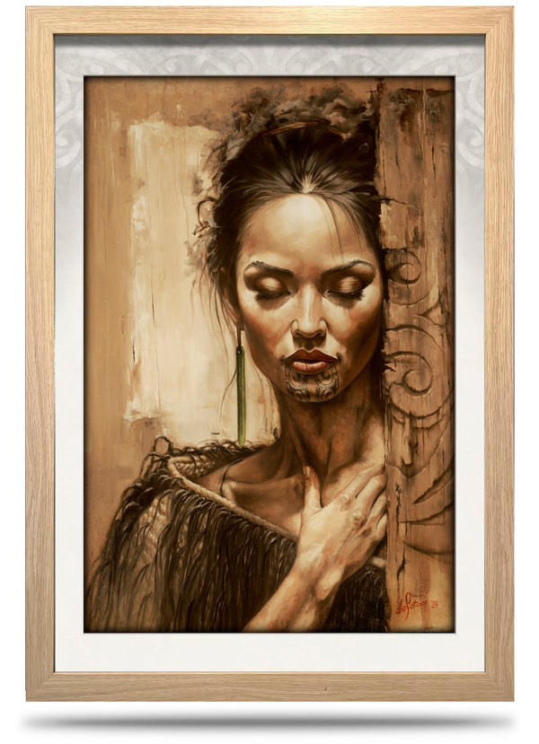 Solace - 24"x36" Framed Canvas Print