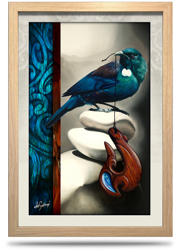 Tranquility - 24"x36" Framed Canvas Print