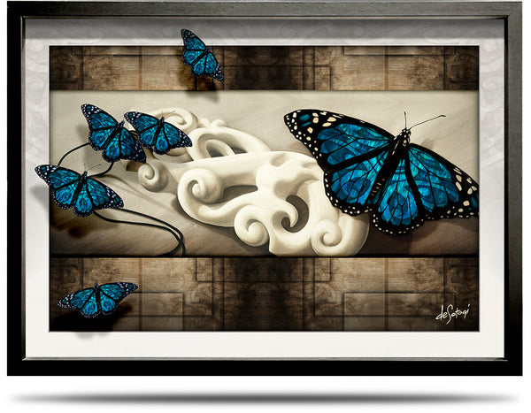Peaceful Journey - A2 Framed Canvas Print