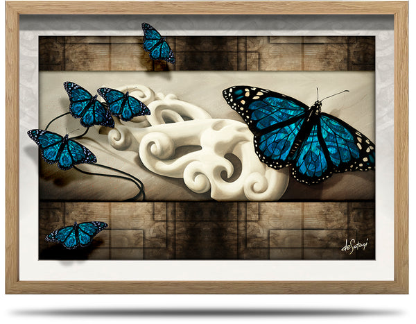 Peaceful Journey - A2 Framed Canvas Print
