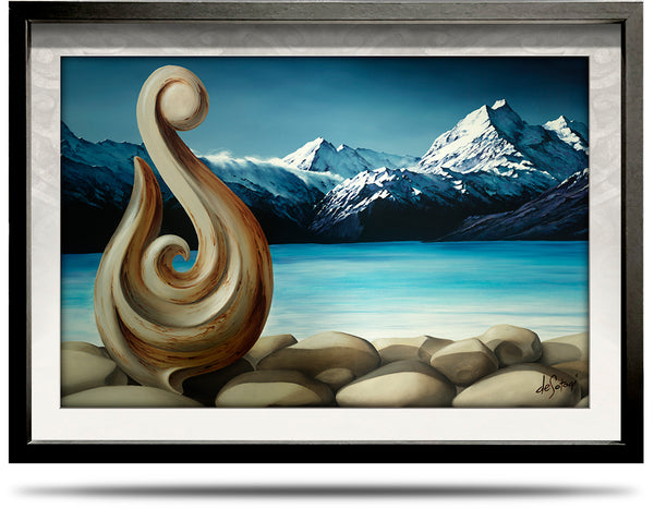 Secluded Silence - A2 Framed Canvas Print