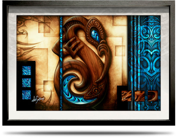 State of Grace (Landscape) - A2 Framed Canvas Print
