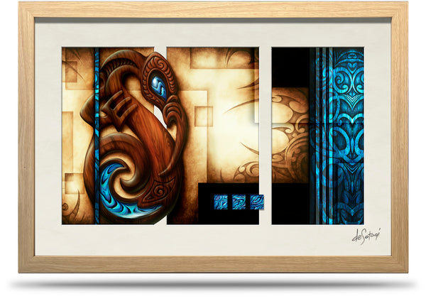 State of Grace - 24"x36" Framed Canvas Triptych