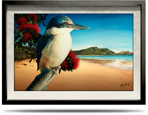 The Observer - A2 Framed Canvas Print