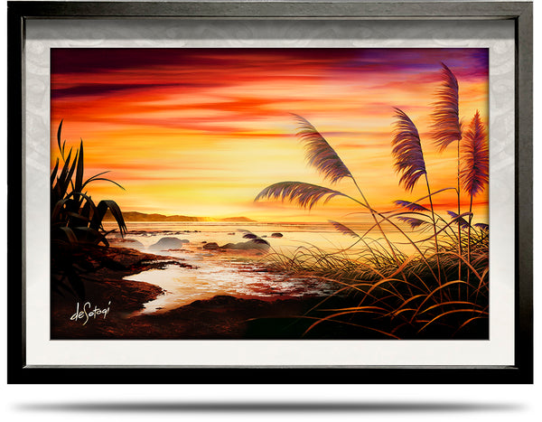 ToiToi Breeze - A2 Framed Canvas Print