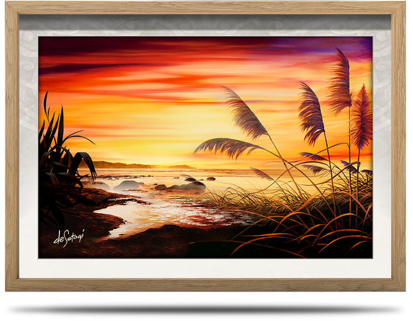 ToiToi Breeze - A2 Framed Canvas Print