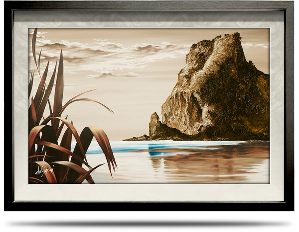 West Coast Reflection - A2 Framed Canvas Print