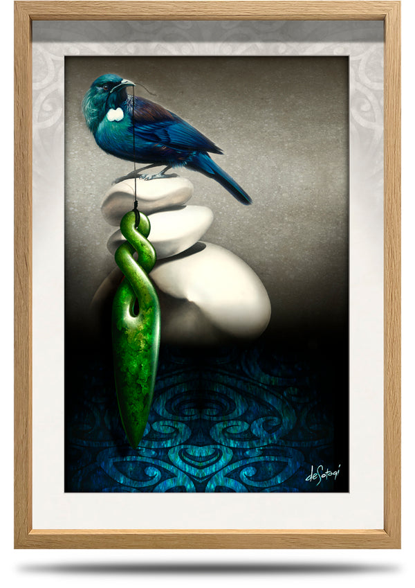 Winter Song - A2 Framed Canvas Print