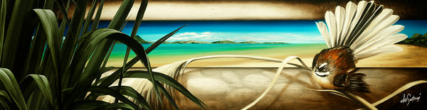 Distant Summer - 12"x48" Canvas Print