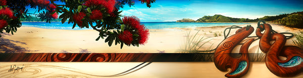Golden Sands - 12"x48" Canvas Print