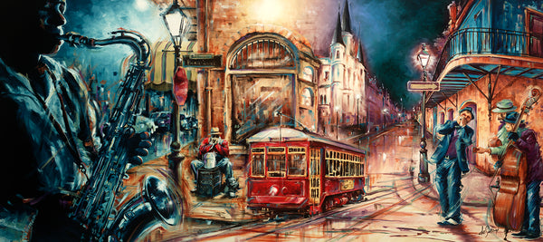 New Orleans - Canvas Triptych Print