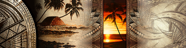 Samoa - 12"x48" Canvas Print
