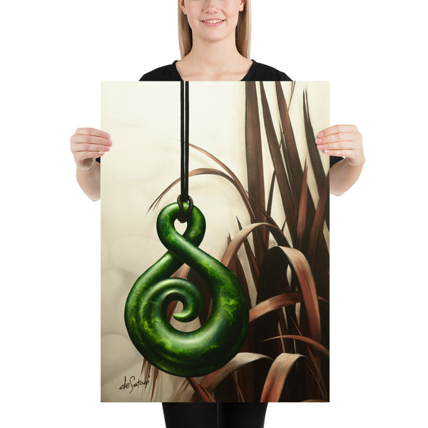 Fine Art Paper Print - Shade of Jade