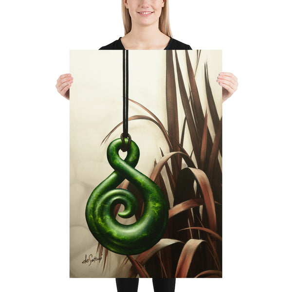 Fine Art Paper Print - Shade of Jade