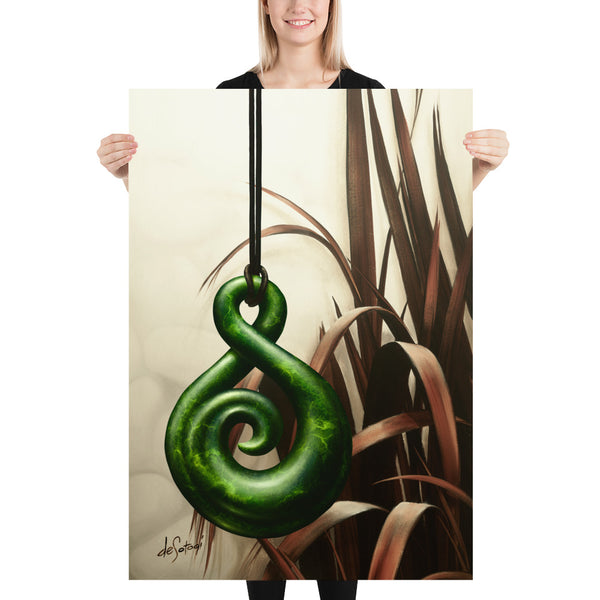 Fine Art Paper Print - Shade of Jade