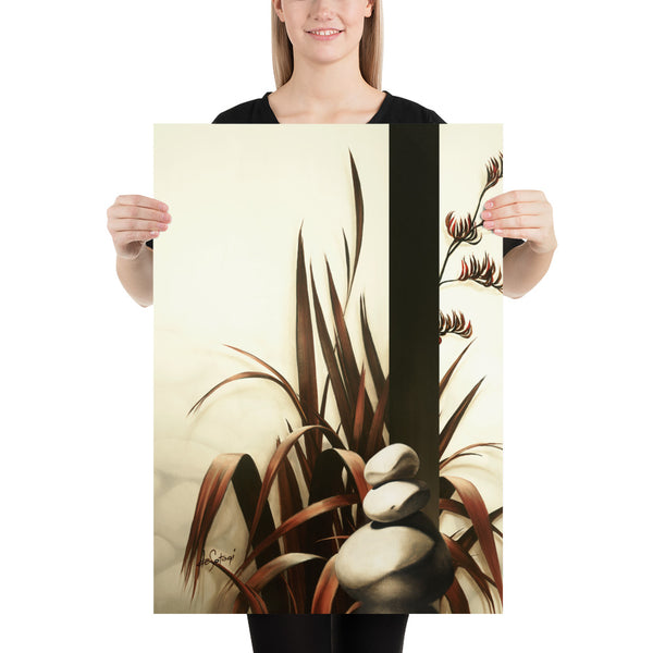 Fine Art Paper Print - Harakeke