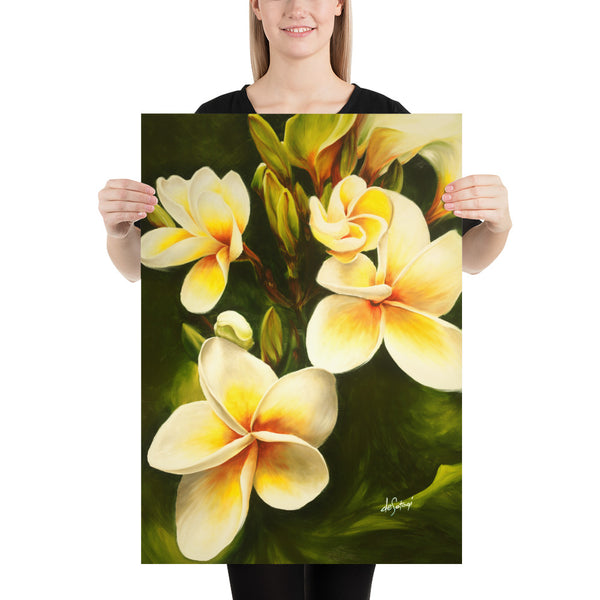 Fine Art Paper Print - Frangipani