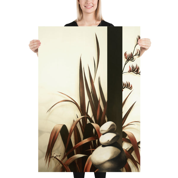 Fine Art Paper Print - Harakeke