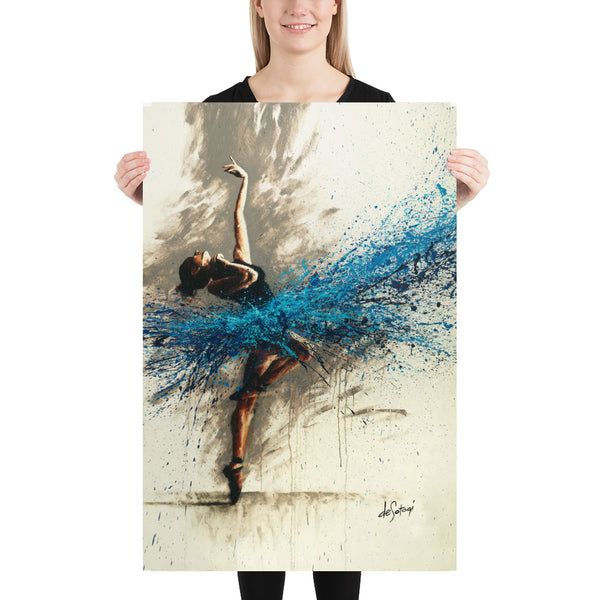 Fine Art Paper Print - Rhythm of Sapphire