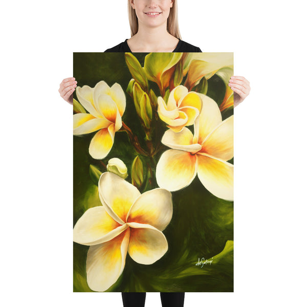 Fine Art Paper Print - Frangipani