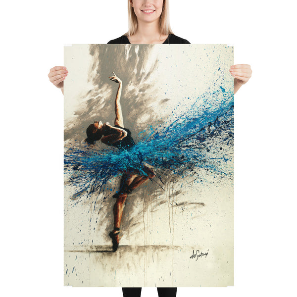 Fine Art Paper Print - Rhythm of Sapphire