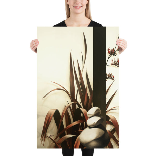 Fine Art Paper Print - Harakeke