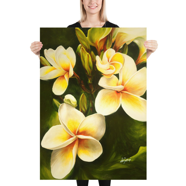 Fine Art Paper Print - Frangipani