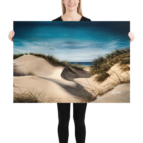 Fine Art Paper Print - Sanddune Shadows