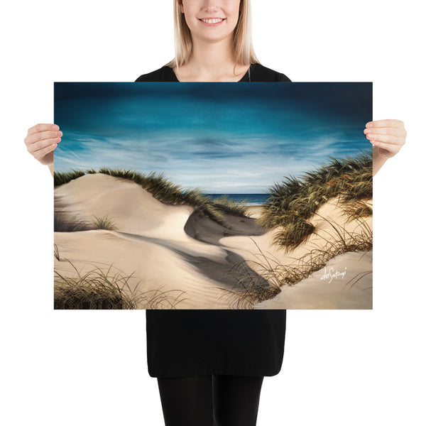 Fine Art Paper Print - Sanddune Shadows