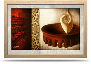 24"x36" Framed Canvas Print - Entwined