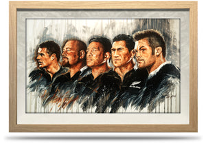 24"x36" Framed Canvas Print - First 5 Centurions