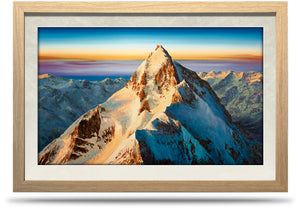 24"x36" Framed Canvas Print - Aoraki