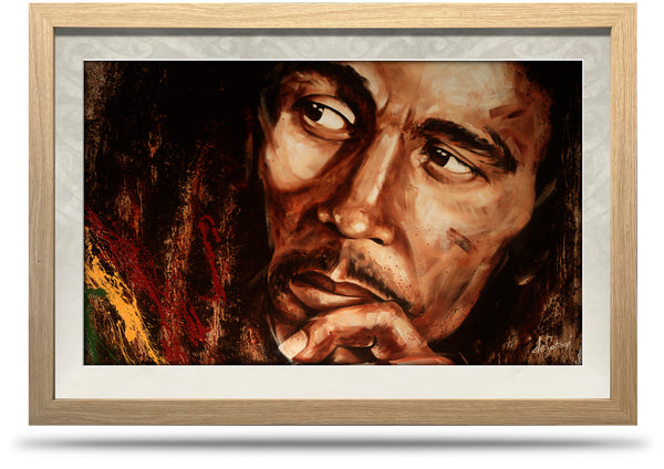 One Love - 24"x36" Framed Canvas Print