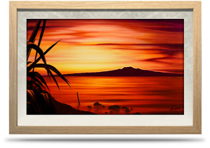 24"x36" Framed Canvas Print - Still Dawn